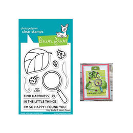 Lawn Fawn Stamps - Hey Lady LF2223