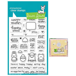 Lawn Fawn Stamps - Say What? Spring Critters LF2228