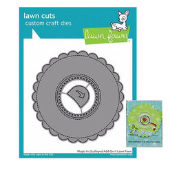 Lawn Fawn Dies - Magic Iris Scalloped Add-on LF2240