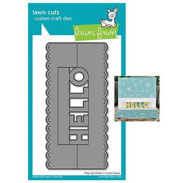 Lawn Fawn Dies - Pop-up Hello LF2263