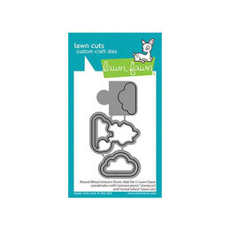 Lawn Fawn - Lawn Cuts Dies - Reveal Wheel Unicorn Picnic Add-On LF2321
