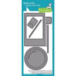 Lawn Fawn - Lawn Cuts Dies - Magic Iris Camera Pull-Tab Add-On LF2345
