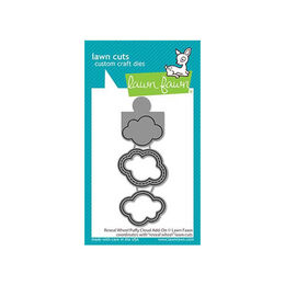 Lawn Fawn - Lawn Cuts Dies - Reveal Wheel Puffy Cloud Add-On LF2349