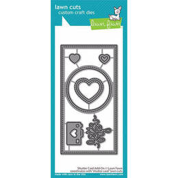 Lawn Fawn - Lawn Cuts Dies - Shutter Card Add-On LF2433