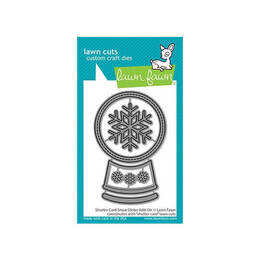 Lawn Fawn - Lawn Cuts Dies - Shutter Card Snow Globe Add-On LF2434