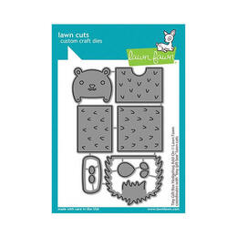 Lawn Fawn - Lawn Cuts Dies - Tiny Gift Box Hedgehog Add-On LF2439