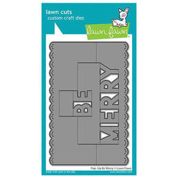 Lawn Fawn - Lawn Cuts Dies - Pop-Up Be Merry LF2446