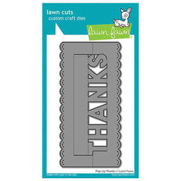 Lawn Fawn - Lawn Cuts Dies - Pop-Up Thanks LF2447