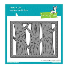 Lawn Fawn - Lawn Cuts Dies - Lift The Flap Tree Backdrop LF2451
