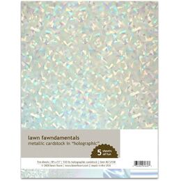 Lawn Fawn - Metallic Cardstock - Holographic LF2458