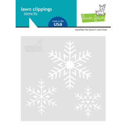 Lawn Fawn Stencils - Snowflake Trio LF2460