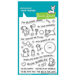 Lawn Fawn - Clear Stamps - Bubbles Of Joy LF2500