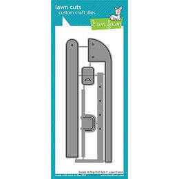 Lawn Fawn - Lawn Cuts Dies - Swish 'n Pop Pull Tab LF2518