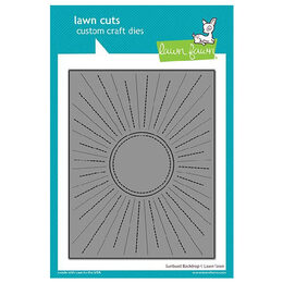 Lawn Fawn - Lawn Cuts Dies - Sunburst Backdrop LF2532