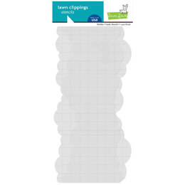 Lawn Fawn Stencils - Slimline Cloudy LF2538