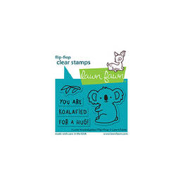 Lawn Fawn - Clear Stamps - I Love You(calyptus) Flip-Flop LF2564