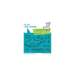 Lawn Fawn - Clear Stamps - Duh-Nuh Flip-Flop LF2597