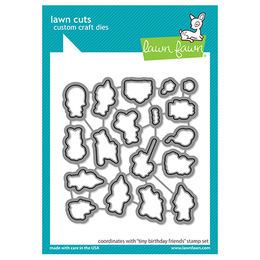 Lawn Fawn Dies - Tiny Birthday Friends LF2602