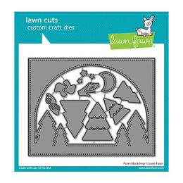 Lawn Fawn - Lawn Cuts Dies - Forest Backdrop LF2611