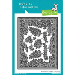 Lawn Fawn - Lawn Cuts Dies - Tropical Leaves Backdrop LF2615