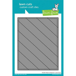 Lawn Fawn - Lawn Cuts Dies - Simple Stripes: Diagonal LF2620