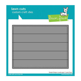 Lawn Fawn - Lawn Cuts Dies - Simple Stripes: Landscape LF2621