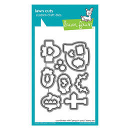 Lawn Fawn - Lawn Cuts Dies - Penguin Party LF2675