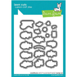 Lawn Fawn - Lawn Cuts Dies - Tiny Winter Friends LF2679