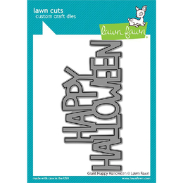 Lawn Fawn - Lawn Cuts Dies - Giant Happy Halloween LF2691