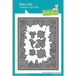 Lawn Fawn - Lawn Cuts Dies - Fall Leaves Backdrop LF2703