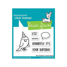 Lawn Fawn - Clear Stamps - Year Twelve LF2788