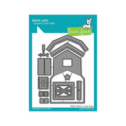 Lawn Fawn - Lawn Cuts Dies - Build-A-Barn LF2796