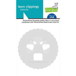 Lawn Fawn Stencils - Reveal Wheel Templates: Build-A-Barn LF2798
