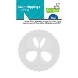 Lawn Fawn Stencils - Reveal Wheel Templates: Strawberry LF2817