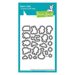 Lawn Fawn - Lawn Cuts Dies - Tiny Sports Friends LF2866