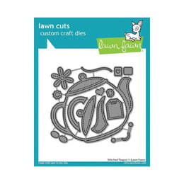 Lawn Fawn - Lawn Cuts Dies - Stitched Teapot LF2877