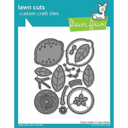 Lawn Fawn - Lawn Cuts Dies - Zesty Lemon LF2879