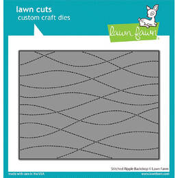 Lawn Fawn - Lawn Cuts Dies - Stitched Ripple Backdrop LF2888