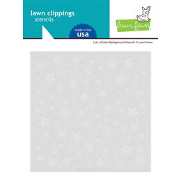 Lawn Fawn Stencils - Lots Of Stars Background LF2893