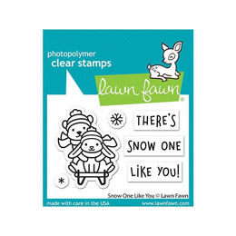 Lawn Fawn - Clear Stamps - Snow One Like You LF2943