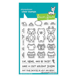Lawn Fawn - Clear Stamps - Ugly And Bright LF2947