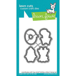 Lawn Fawn - Lawn Cuts Dies - Say What? Holiday Critters LF2952