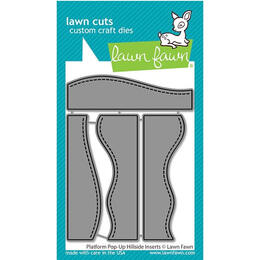 Lawn Fawn - Lawn Cuts Dies - Platform Pop-Up Hillside Inserts LF2957