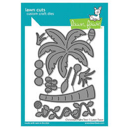 Lawn Fawn - Lawn Cuts Dies - Christmas Palm Tree LF2966