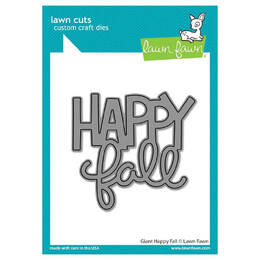 Lawn Fawn - Lawn Cuts Dies - Giant Happy Fall LF2969