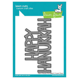 Lawn Fawn - Lawn Cuts Dies - Giant Happy Hanukkah LF2971