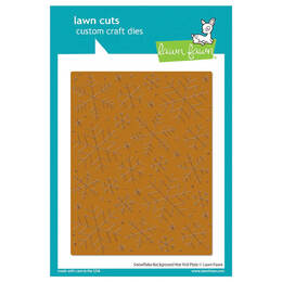 Lawn Fawn - Lawn Cuts Hot Foil Plates Dies - Snowflake Background LF2977