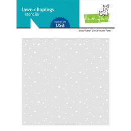 Lawn Fawn Stencils - Snow Flurries Background LF2982