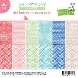 Lawn Fawn Petite Paper Pack 6 x 6 - Knit Picky Winter LF2990