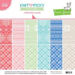 Lawn Fawn 12x12 Paper Pack - Knit Picky Winter LF2991